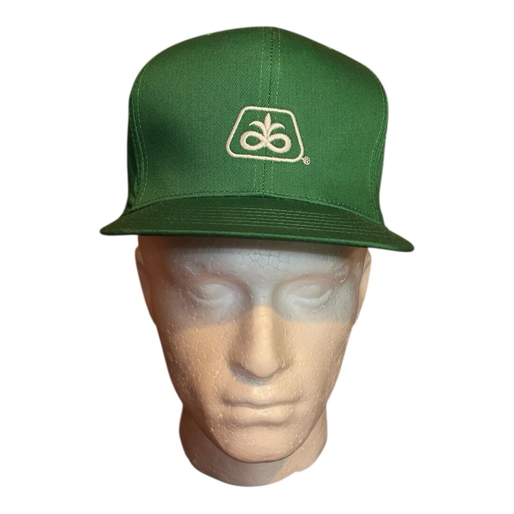Pioneer Seeds Green One Size Fits All 100% Cotton Ball Cap Hat Farm Farmer